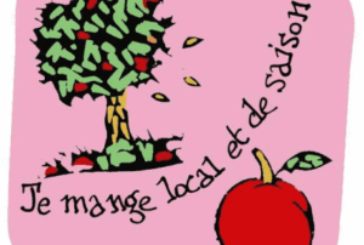 Une pomme à demi croquée