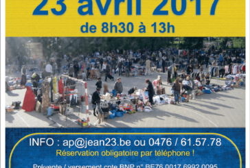 Grande brocante de l’AP ce dimanche 23 avril !