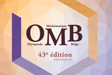 L’inscription pour l’Olympiade mathématique belge, c’est maintenant !